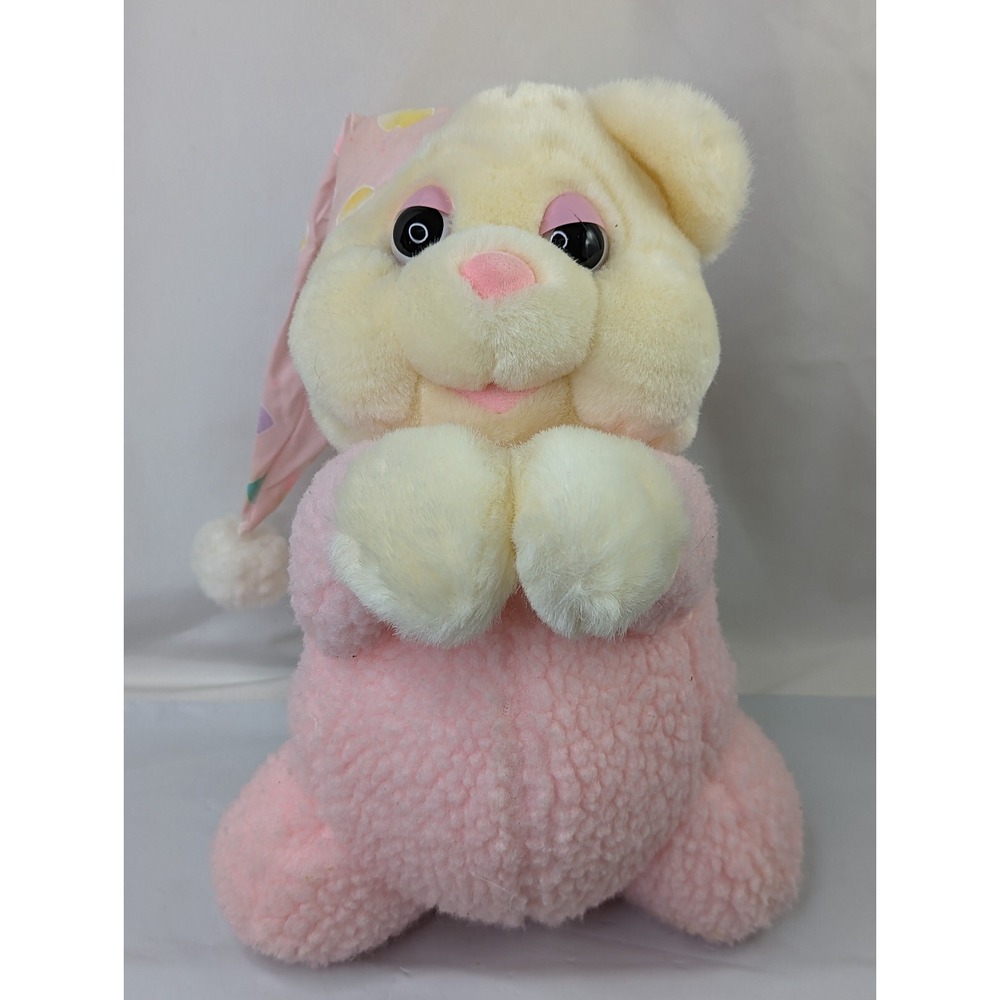 Prayer Bear Plush Cream Pink Sherpa 12 Inch Heart Cap Tb Trading Co Stuffed